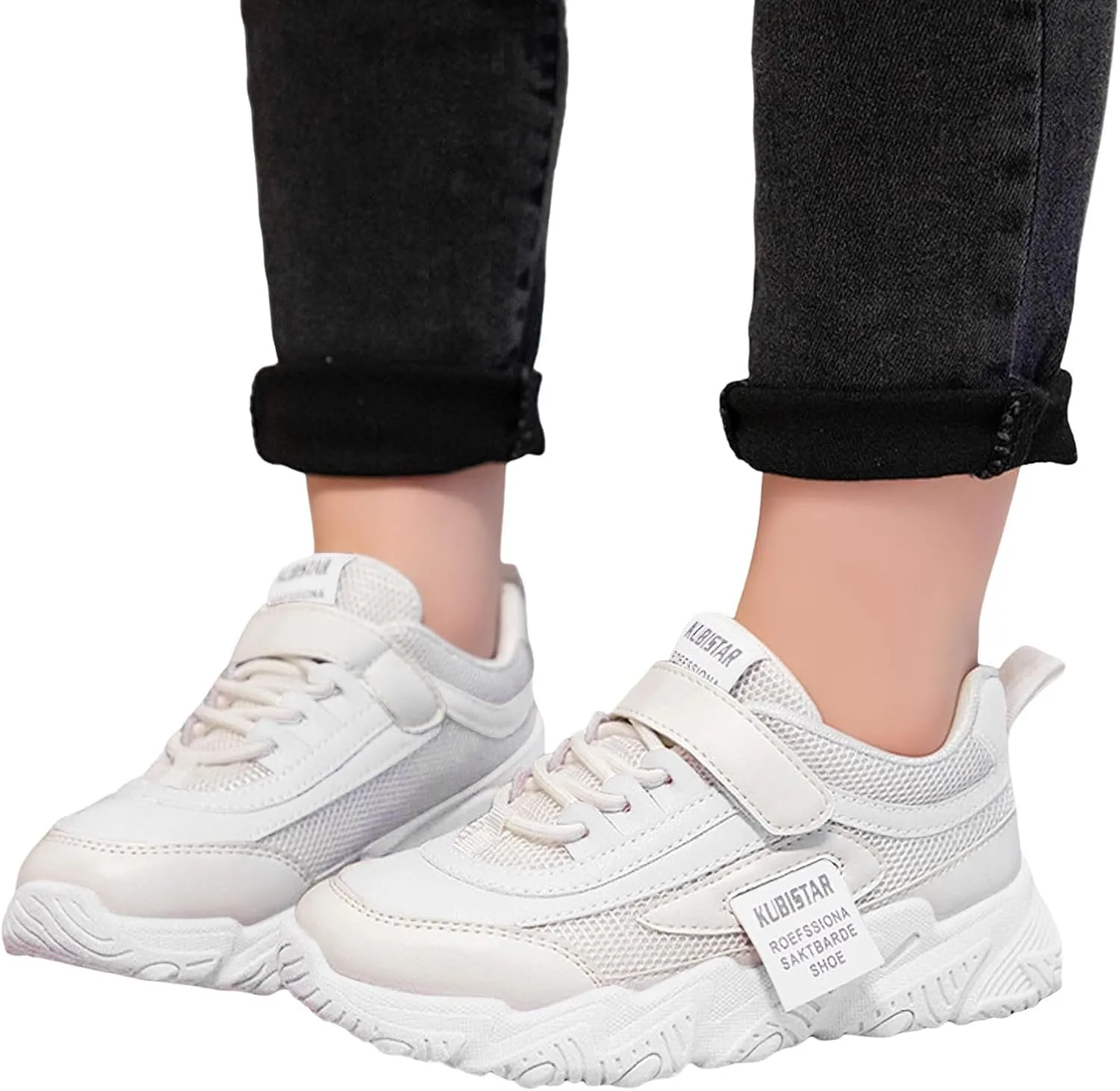 Girls Sneakers Toddler Sneakers Walking Shoes Boys Girls Toddler Tennis Shoes Lightweight Brethable Kids Slip On Shoe
