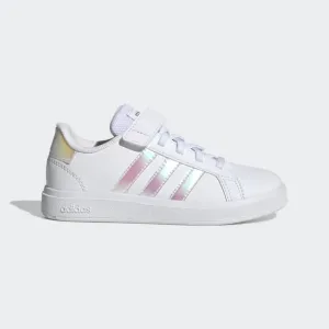 Grand Court Lifestyle Shoes (Cloud White   Iridescent   Cloud White)