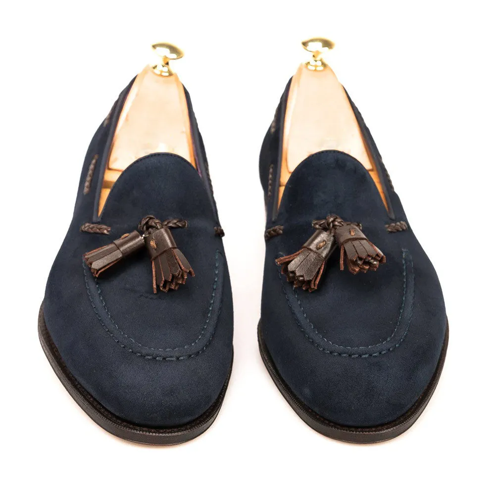 Height Increasing Blue Suede Warwick Loafers