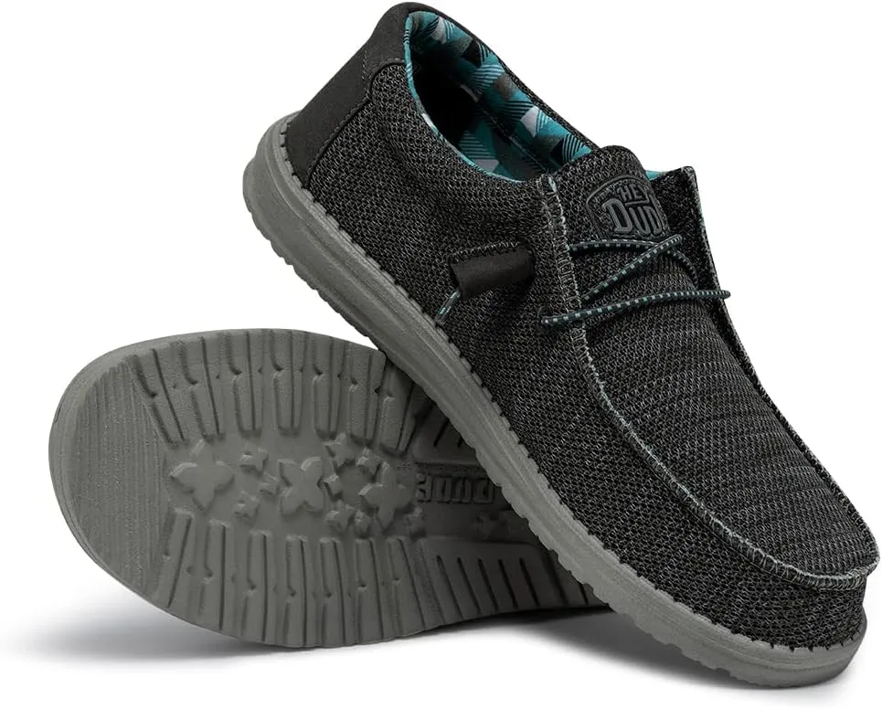 Hey Dude Men's Wally Suede Multiple Colors | Men??s Shoes | Men's Lace Up Loafers | Comfortable & Light-Weight