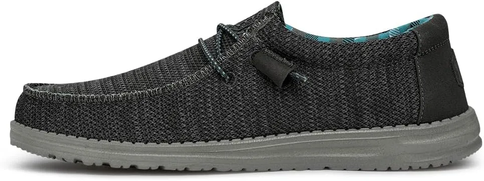 Hey Dude Men's Wally Suede Multiple Colors | Men??s Shoes | Men's Lace Up Loafers | Comfortable & Light-Weight