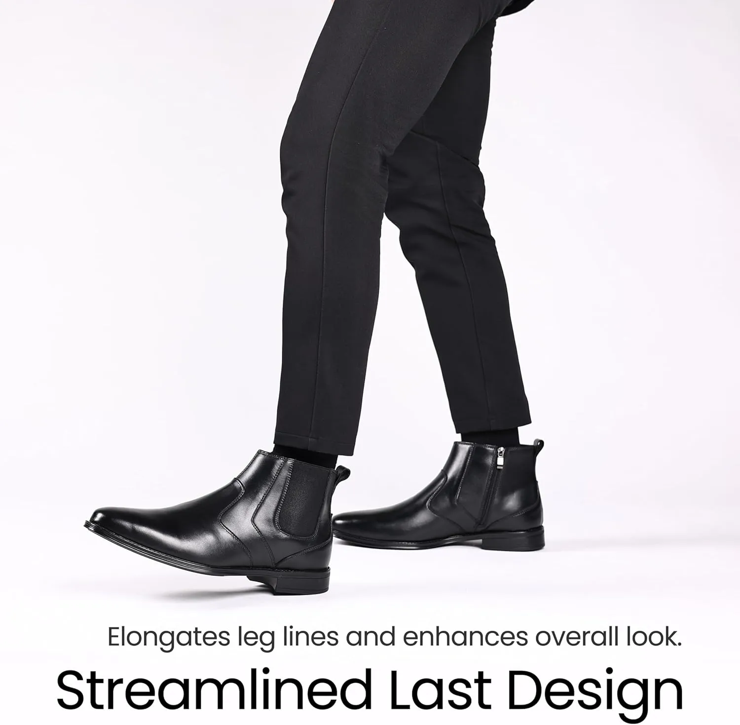 Holy dove Chelsea Boots Men ?C Genuine Leather,Chelsea Boots for Men with Side Zipper, Casual Slip-On Ankle Boots, Chukka & Oxford Style Dress Boots