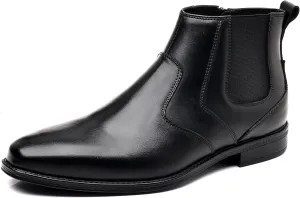 Holy dove Chelsea Boots Men ?C Genuine Leather,Chelsea Boots for Men with Side Zipper, Casual Slip-On Ankle Boots, Chukka & Oxford Style Dress Boots