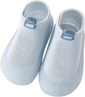 Infant Boys Girls Socks Shoes Toddler Fleece WarmThe Floor Socks Non Slip Prewalker Shoes Boys Slip Shoes