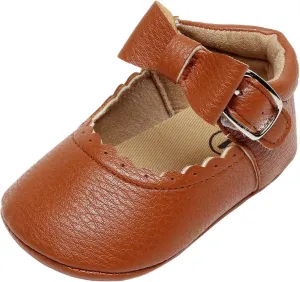 Infant Girls Single Shoes Bowknot First Walkers Shoes Buckle Strap Toddler Soft Glitter Tennis Shoes Toddler Girls