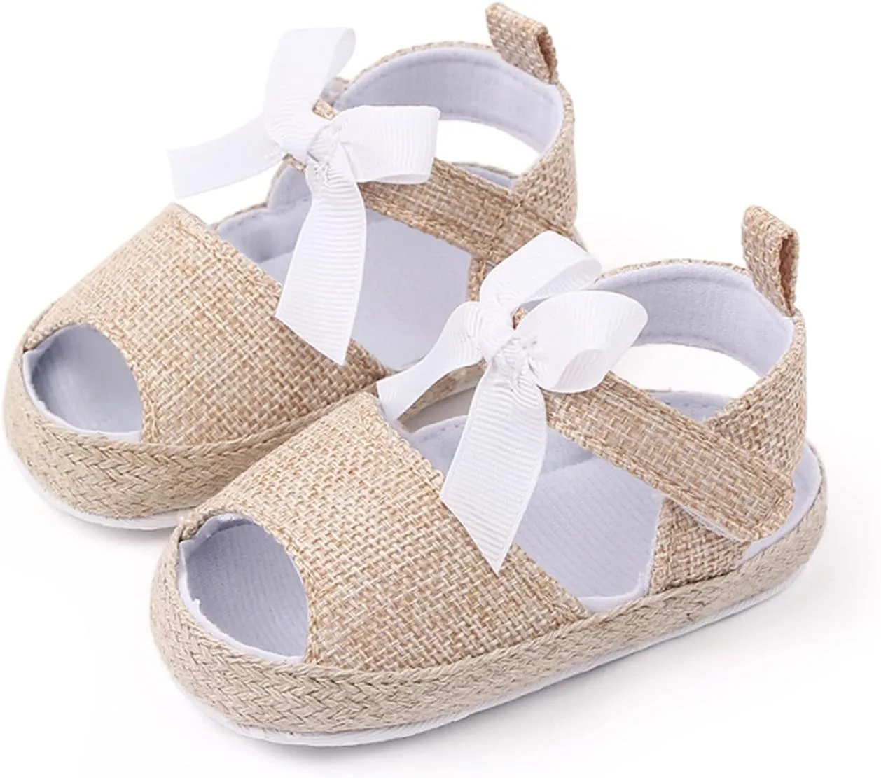 Infant Toddler Shoes Soft Sole Fashion Bowknot Hook Loop Casual Shoes Baby Walking Shoes Boots for Girls Size 12