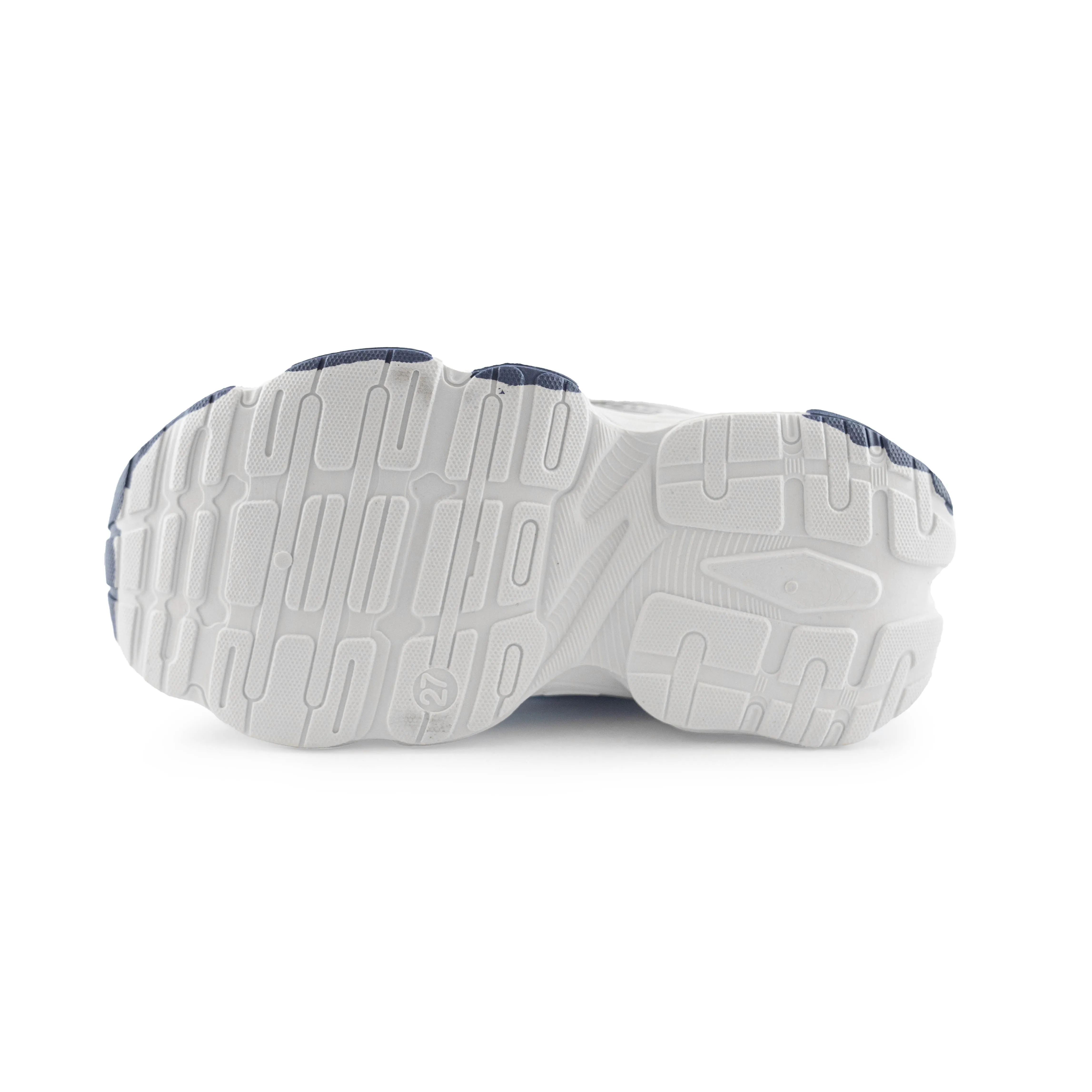 Kid's Rotary buckle Sneakers - Orange/Blue/White