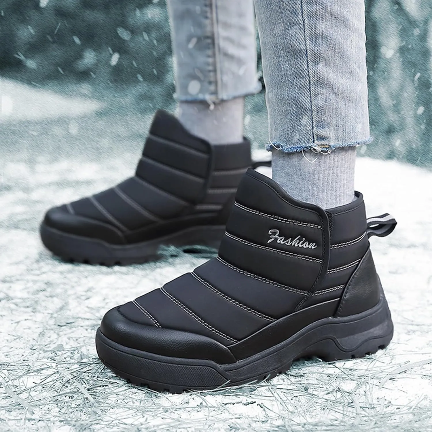 Knee High Snow Boots for Women Anti Slip Boots For Women Snow Boots Waterproof Womens Insulated Snow Boots