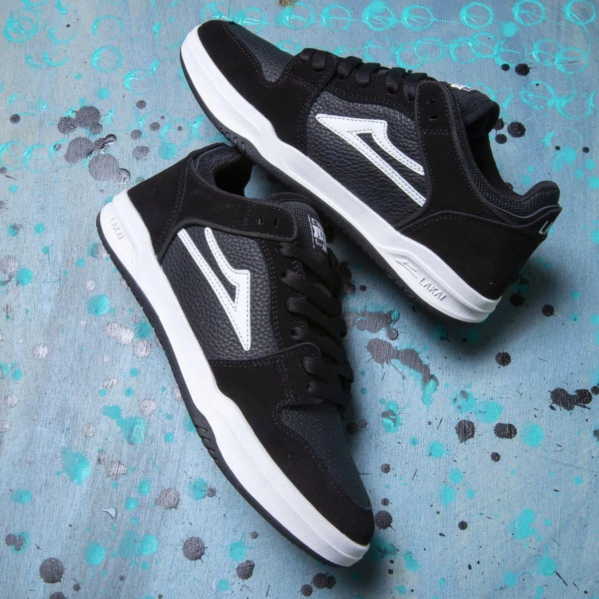 Lakai Mens Telford Low Skateboarding Shoe