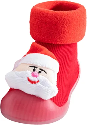Little Boys Tennis Shoes Christmas Kids 3D Socks Baby Cartoon Shoes Toddler Boys Toddler Basketball Shoes