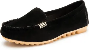 Loafers for Women Close Toe Business Casual Shoes Comfortable & Lightweight Penny Loafers Retro Classic Slip On Work Flats Dressy Outdoor Walking Shoes
