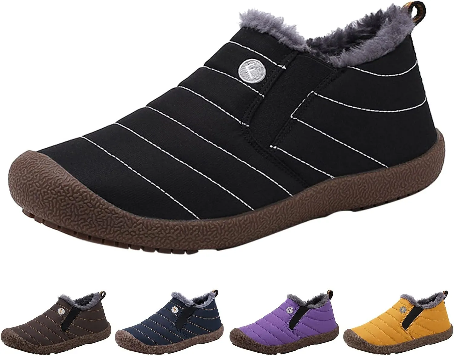 Long Winter Boots for Women 2023 Trendy Womens Black Winter Snow Boots Black Winter Work Boots for Woman Waterproof Non Slip Work Boots for Women Botas De Hule Para Mujer De Trabajo Para Frio