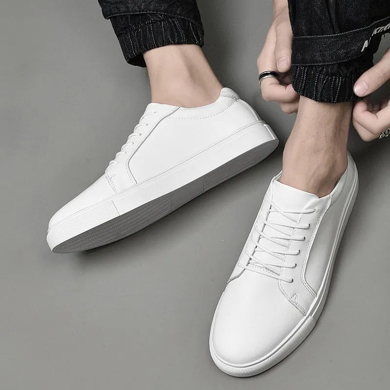 Man Flat Classic Men Dress Shoes Outdoor Lace Up Genuine Leather  Italian Formal Oxfords Shoes Zapatos Hombre Casual Shoes *