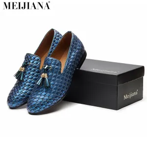 MEiJiaNa brand men shoes New BV breathable comfortable  men loafers luxury  men's flats men casual shoes