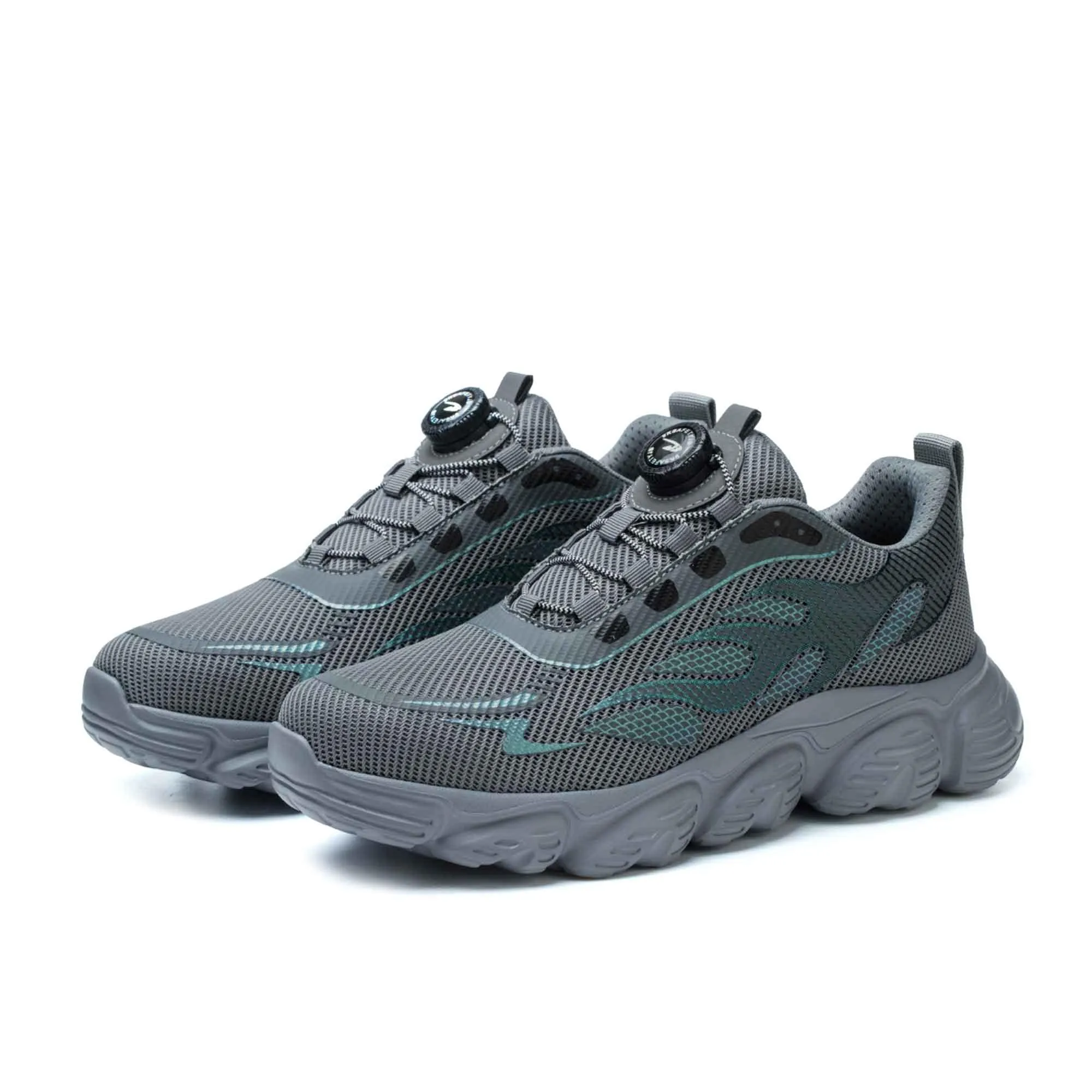 Men's AirFlow Steel Toe Work Sneakers - Knob Lacing System | B321