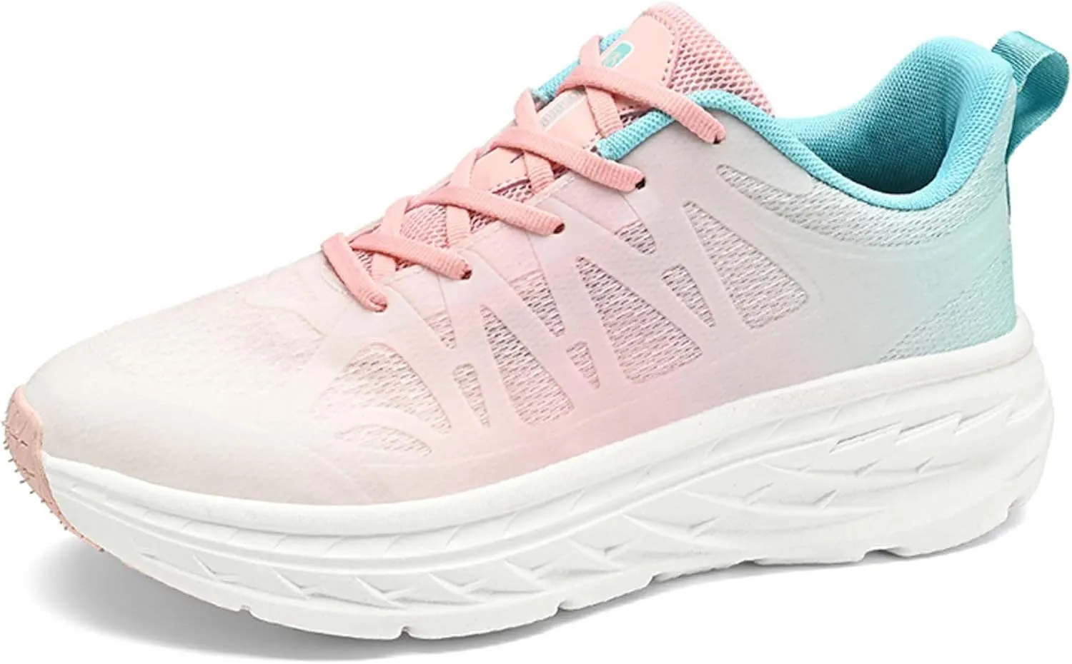 Mens and Womens Low Top Lace Up Marathon Running Shoes Non Slip and Breathable Basketball Sneakers Badminton Competition Shoes High Jump Sneakers Hurdle Sneakers