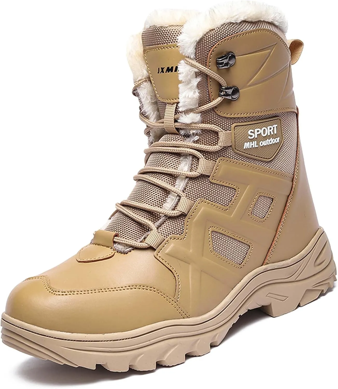 Men's and Women's Winter Snow Boots Waterproof Hiking Boots Tactical Work Boots Outdoor Lightweight Military Boots