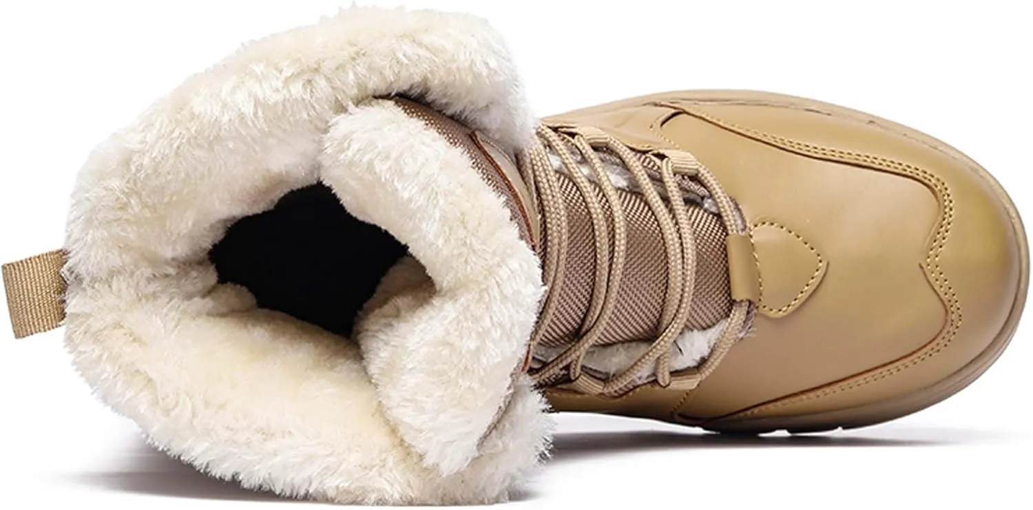 Men's and Women's Winter Snow Boots Waterproof Hiking Boots Tactical Work Boots Outdoor Lightweight Military Boots