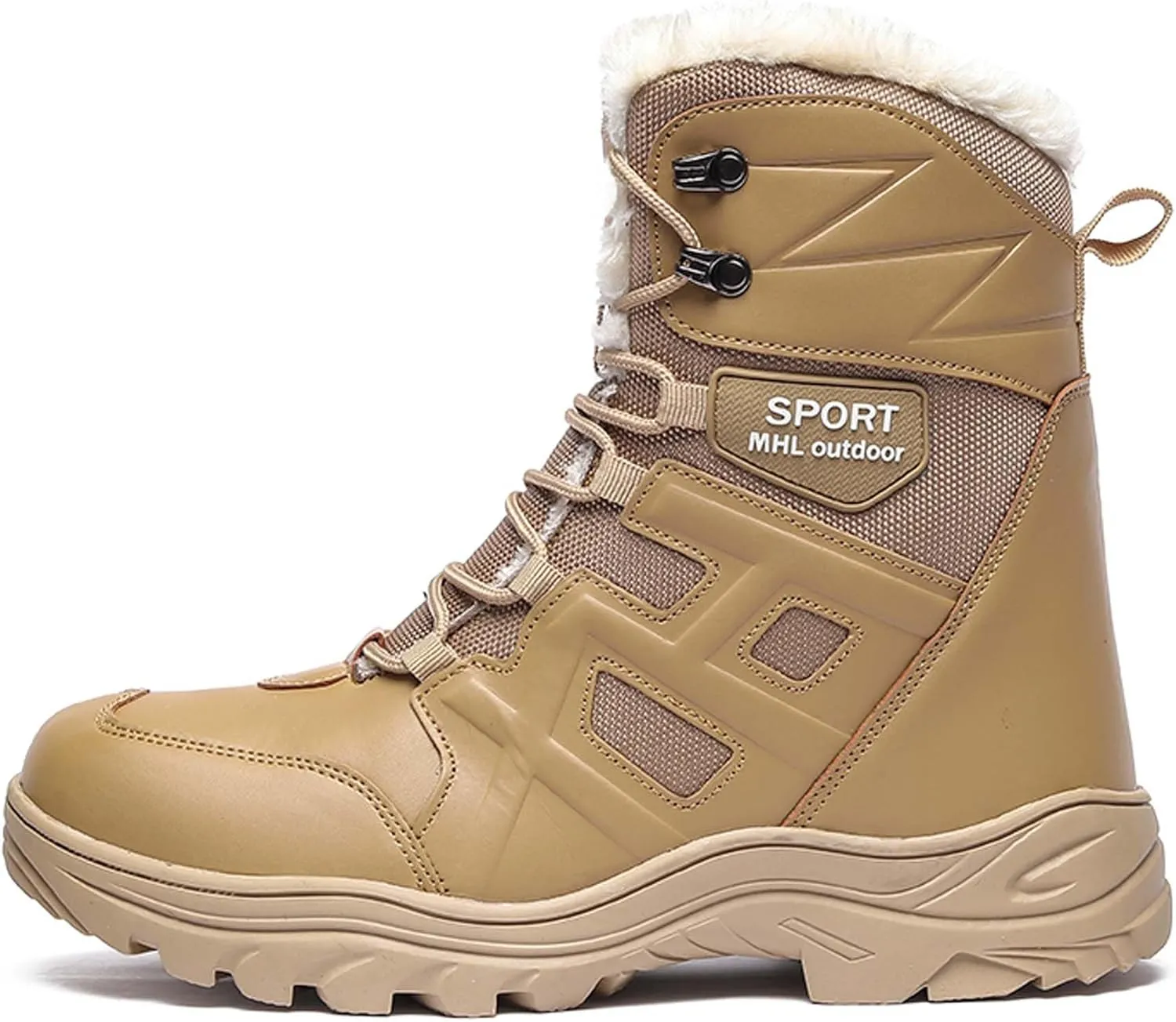 Men's and Women's Winter Snow Boots Waterproof Hiking Boots Tactical Work Boots Outdoor Lightweight Military Boots