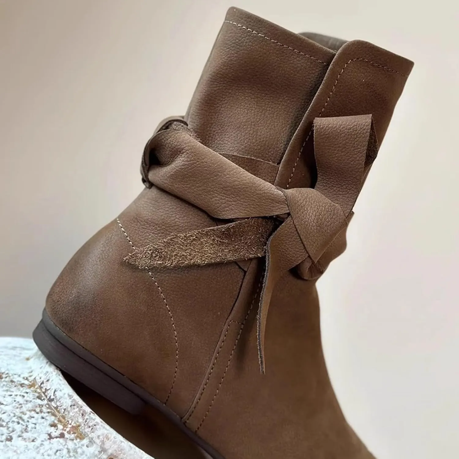 Mens Ankle Boots Woman Cowboy Boots Dancing Boots for Women Tall Leather Boots for Women Womens Ankle Boots with Heel Women's Black Suede Flat Ankle Boots
