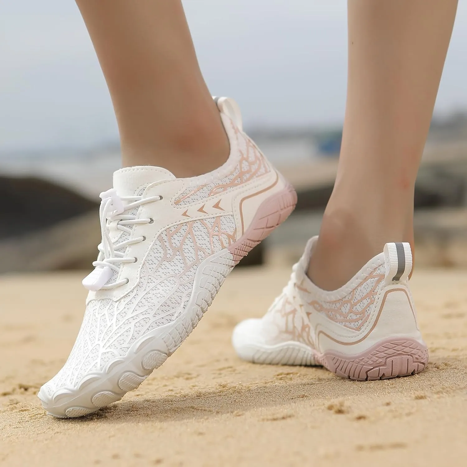 Mens Barefoot Shoes Wide Toe Box Women Shoes Sneakers Waterproof Hike Running Footwear Non-Slip Shoes Unisex
