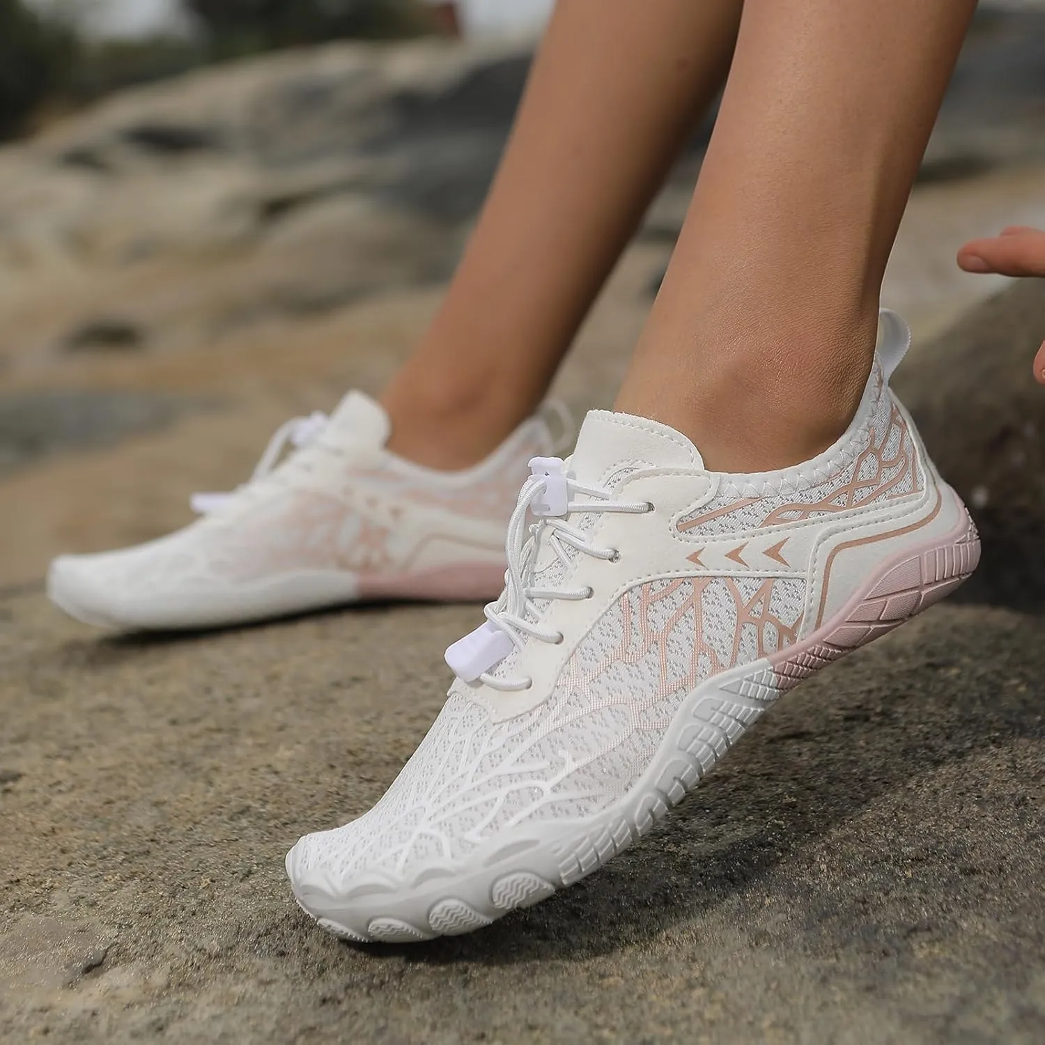 Mens Barefoot Shoes Wide Toe Box Women Shoes Sneakers Waterproof Hike Running Footwear Non-Slip Shoes Unisex