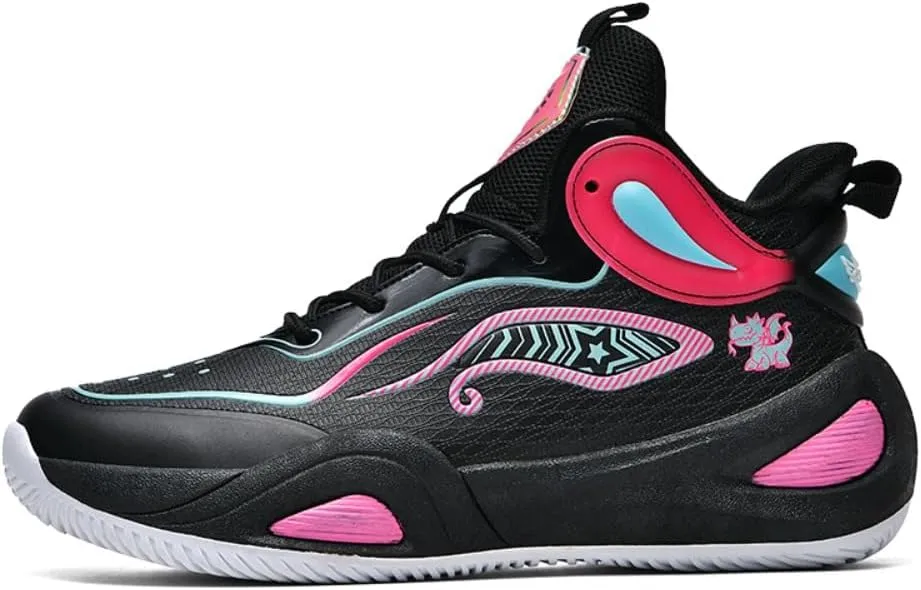 Men's Basketball Shoes Breathable and Non Slip Outdoor Sports Shoes Fitness Training Sports Shoes