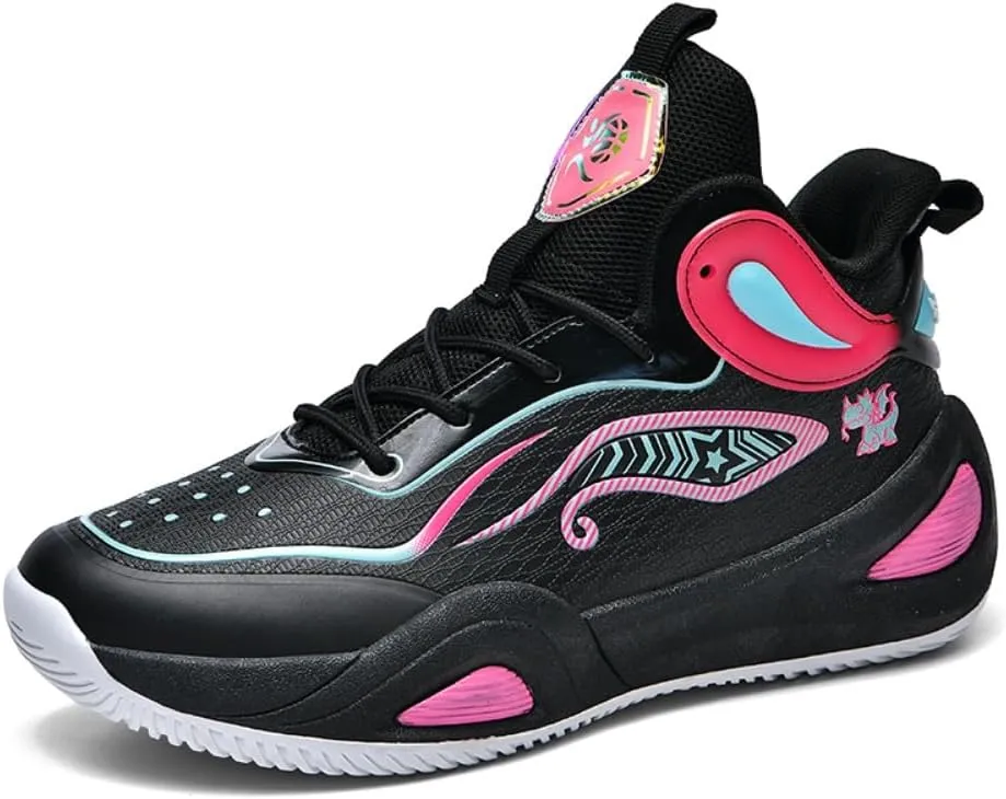 Men's Basketball Shoes Breathable and Non Slip Outdoor Sports Shoes Fitness Training Sports Shoes