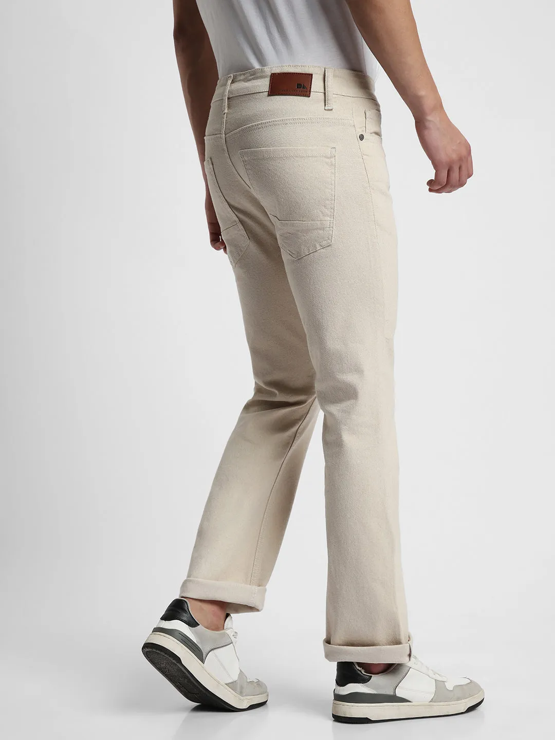 Men's Boot Cut Rinse Ecru Jeans