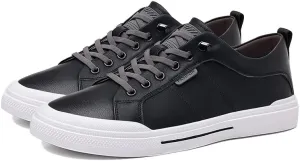Men's Casual Dress Sneakers Leather Skate Shoes
