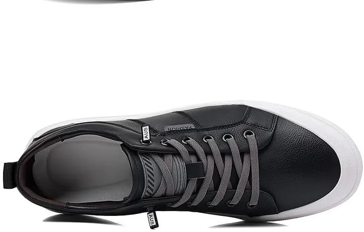 Men's Casual Dress Sneakers Leather Skate Shoes