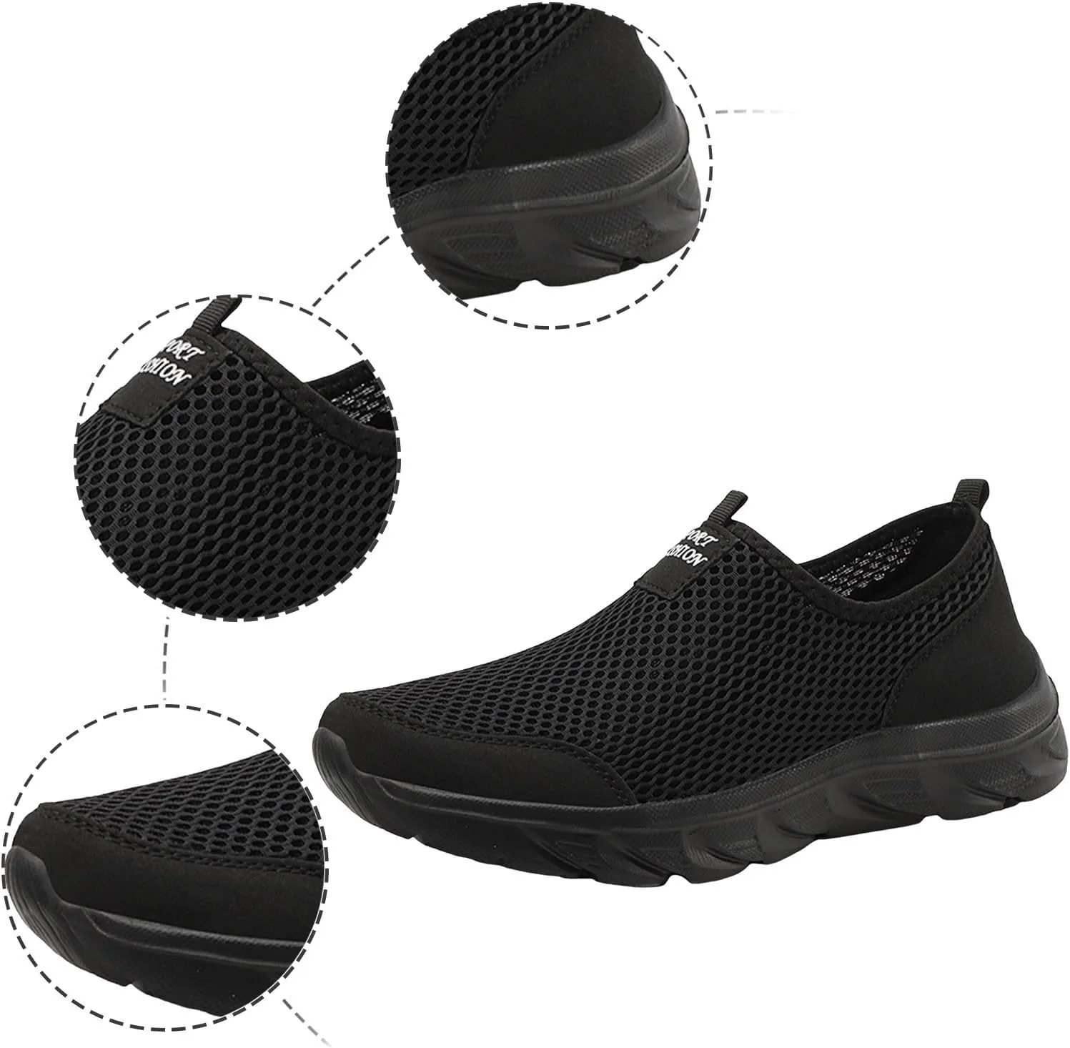 Men's Fashion Sneakers Men's Shoes Walking Shoe for Men Sneaker for Men Mesh Running Trail Sneaker