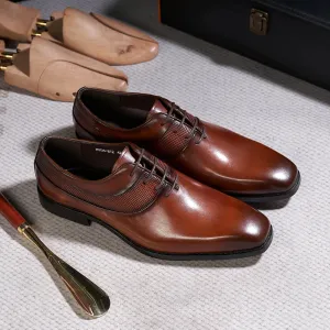 Men's Handmade Genuine Leather Oxford Shoes