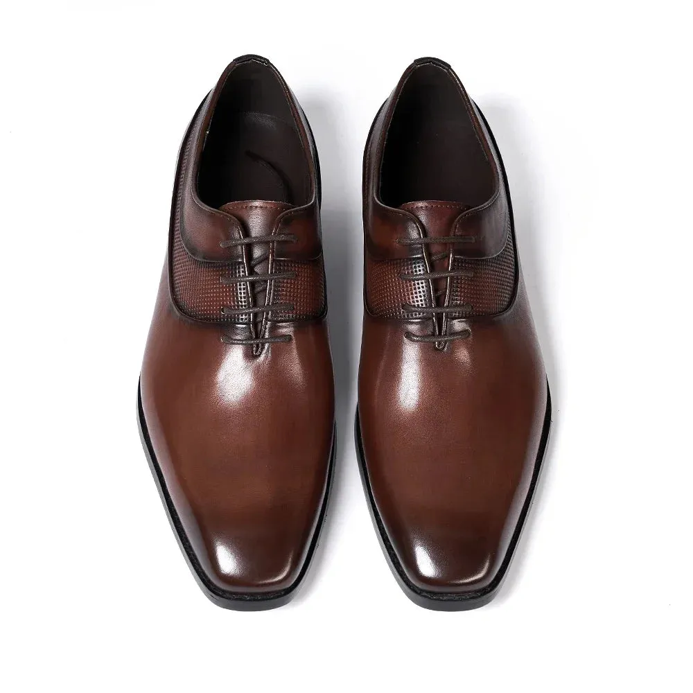 Men's Handmade Genuine Leather Oxford Shoes