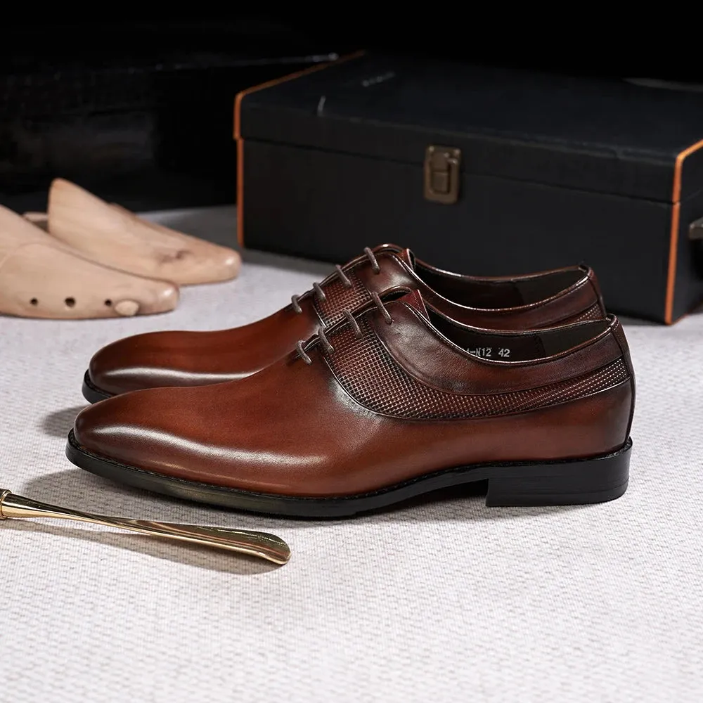 Men's Handmade Genuine Leather Oxford Shoes