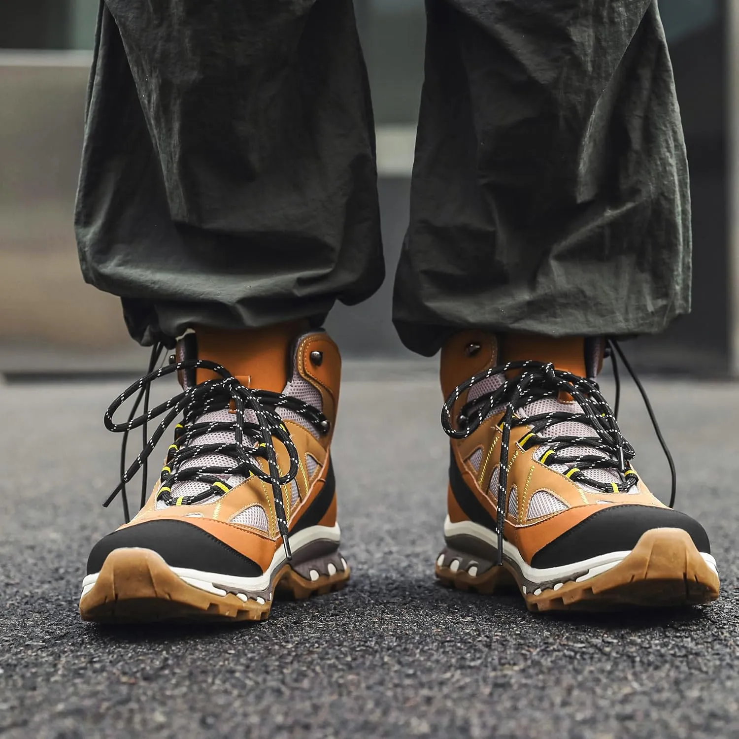 Men's Hiking Boots Outdoor Non-slip Waterproof Ankle Boots Trekking Camping Trail Combat Boots
