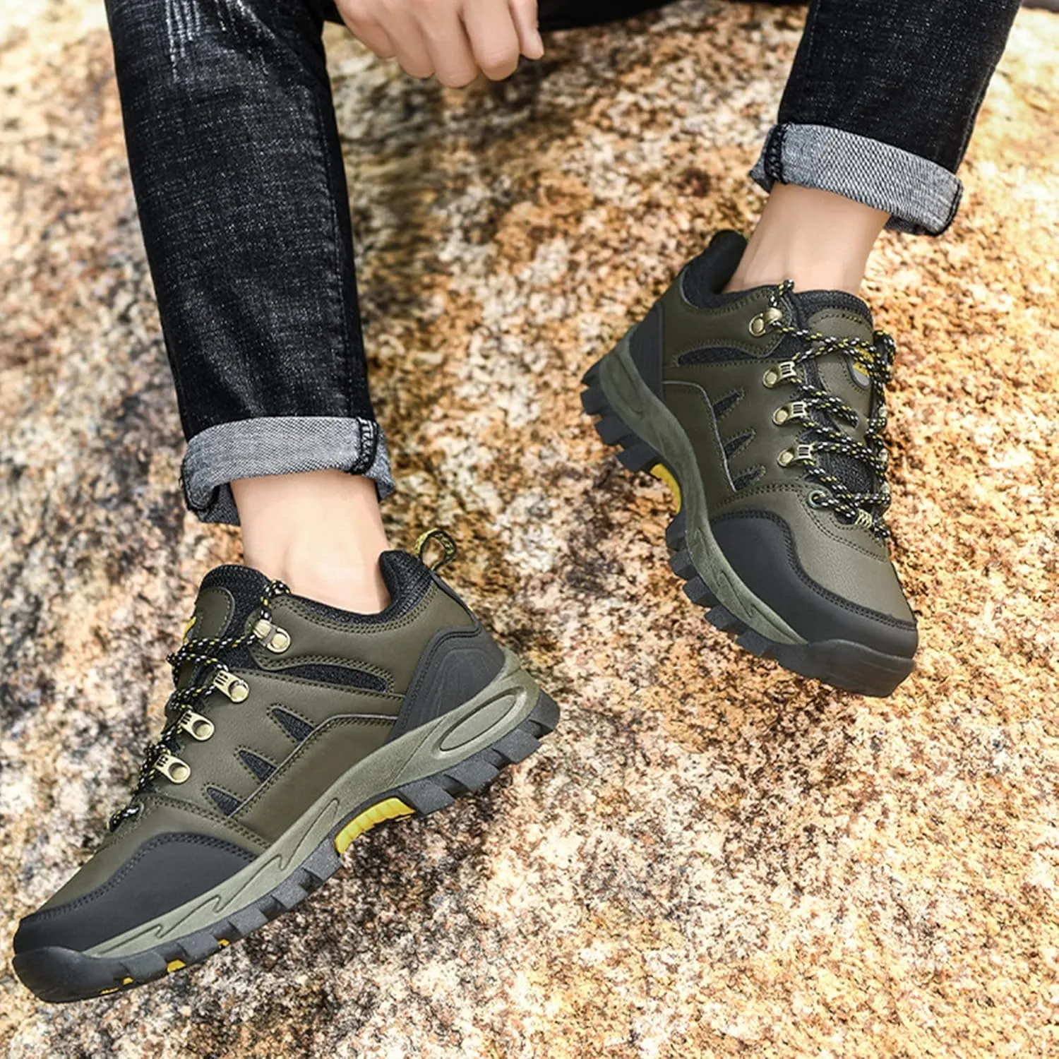 Mens Hiking Shoes Camping Travel Sneakers Casual Outdoor Walking Trainers Lightweight Damping