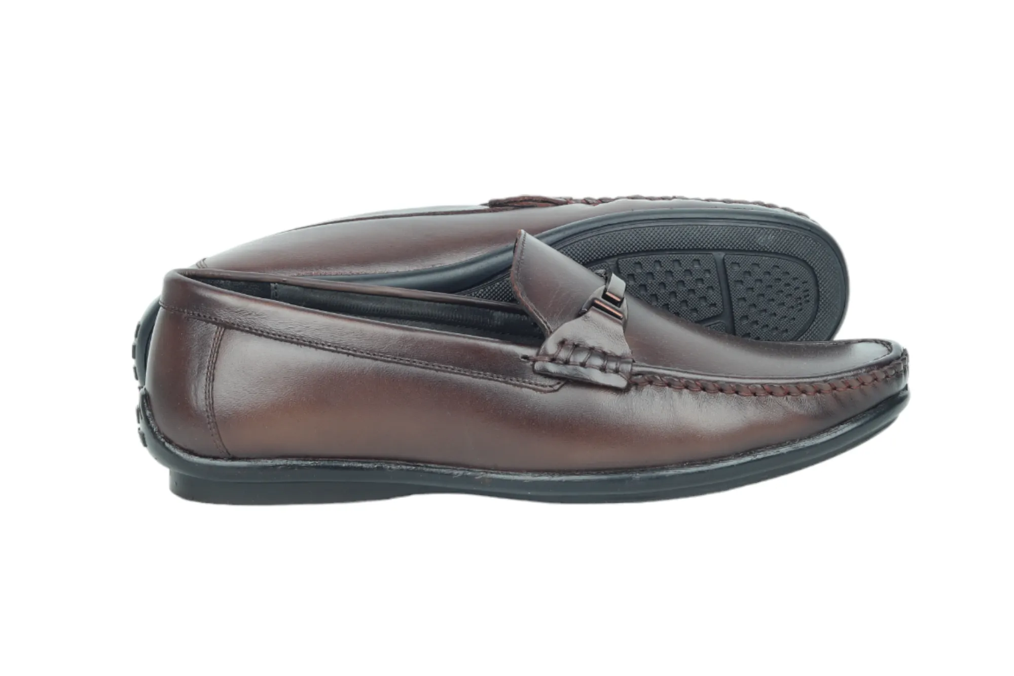 Mens leather loafer shoe 98001