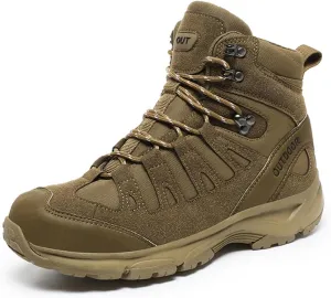 Men's Non-Slip Hiking Boots Lightweight Breathable Tactical Boots Outdoor Trekking Work Boots