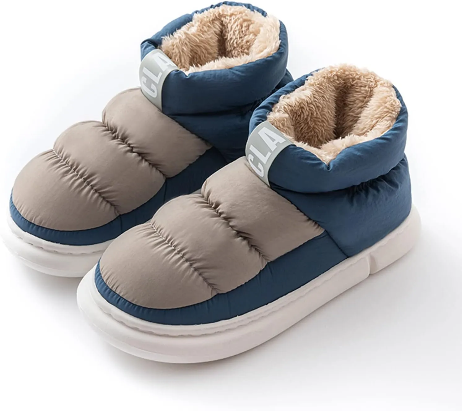 Men's Snow Boots Warm Lined Footwear Waterproof Outdoor Casual Winter Boots Non-slip Lace Up Ankle Boots for Cold Weather Hiking Walking Boots