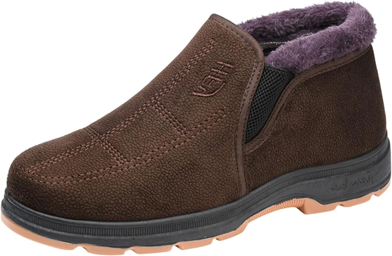 Men's Snow Boots Warm Lined Footwear Waterproof Outdoor Comfort Winter Boots Non-Slip Cold Weather Shoes Hiking Walking Boots