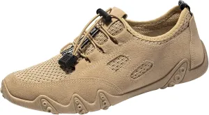 Men's Walking Shoes Soft Slip On Flats Lightweight Driving Shoes Wide Toe Comfort Loafer For Surfing Climbing