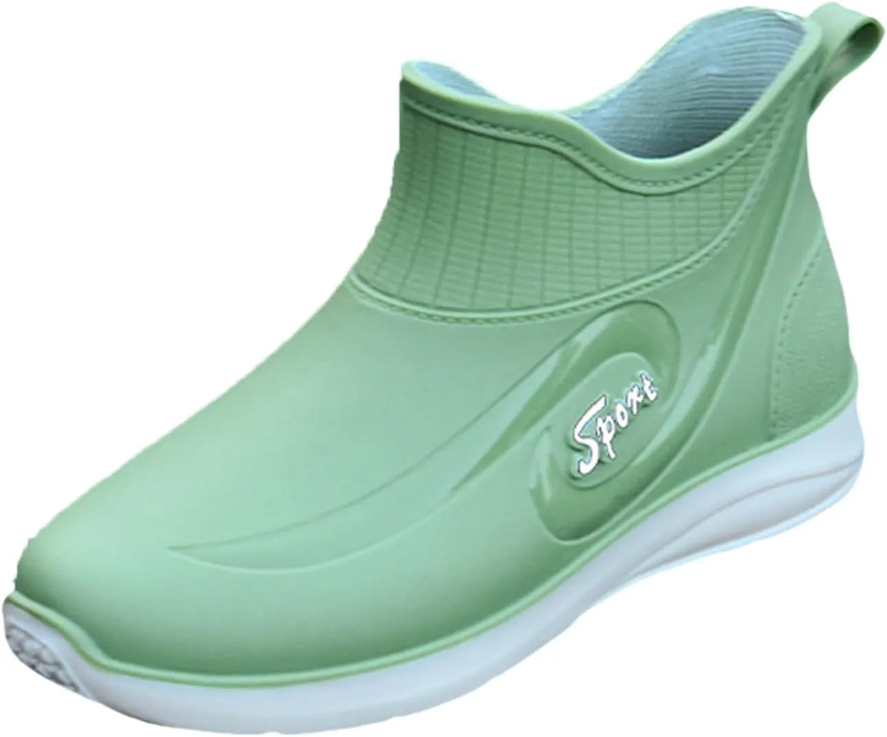 Mens Water Shoes Low Top Rubber Shoes Casual Work Fishing Non Slip Overshoes Rain Boots Work Boots Rubber