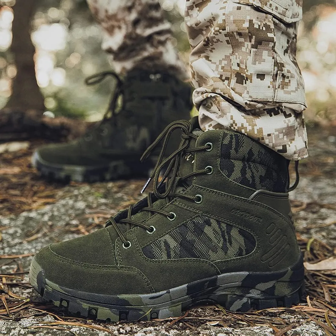 Mens Waterproof Hiking Boots High Rise