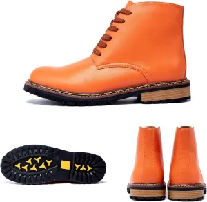 Men's Wide Calf Cowboy Boots, Motorcycle Leather Boots, Men's Black Waterproof Low Heeled Riding Boots, Bicycle Boots, Western Work Boots, Hiking Boots