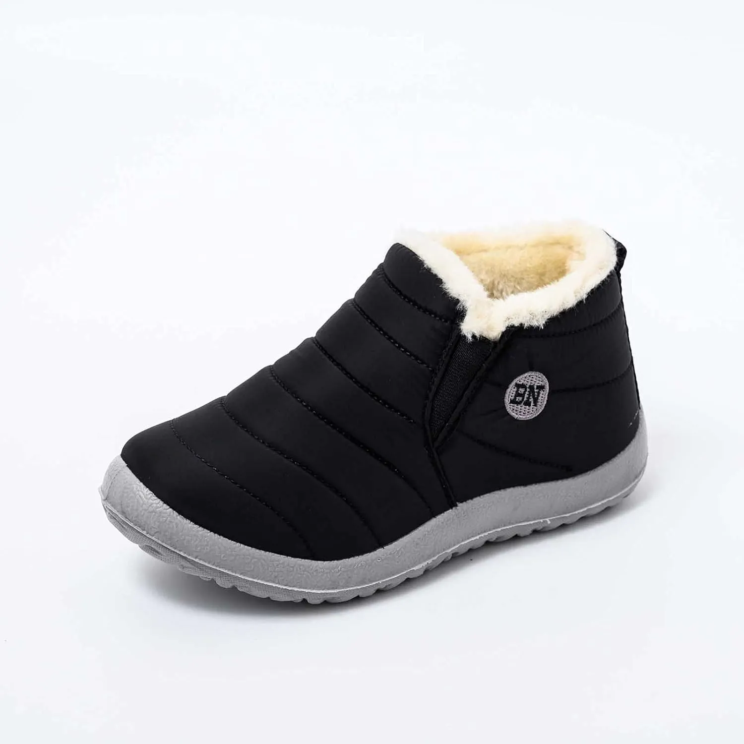 Mid Calf Winter Boots for Women Waterproof with Zipper Size 9.5 Wide Women's Winter Waterproof Fur Lined Frosty Snow Boots Snow Boots Women Winter Snow Boots Botas Para La Nieve