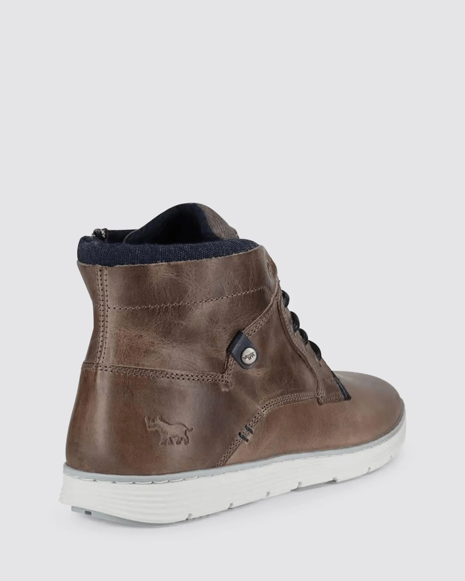 NAPIER SNEAKERS DARK GREY LEATHER