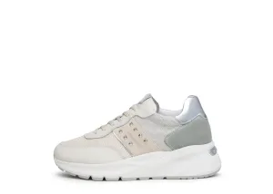 NeroGiardini White and Green Trainer|E409852D71