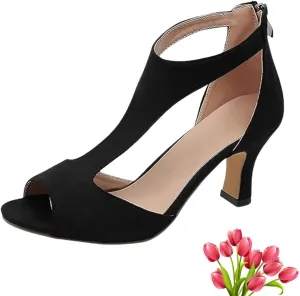 Nevriz Orthopedic High Heels for Women,2024 Summer Stiletto Roman Sandals Fish Mouth Shoes