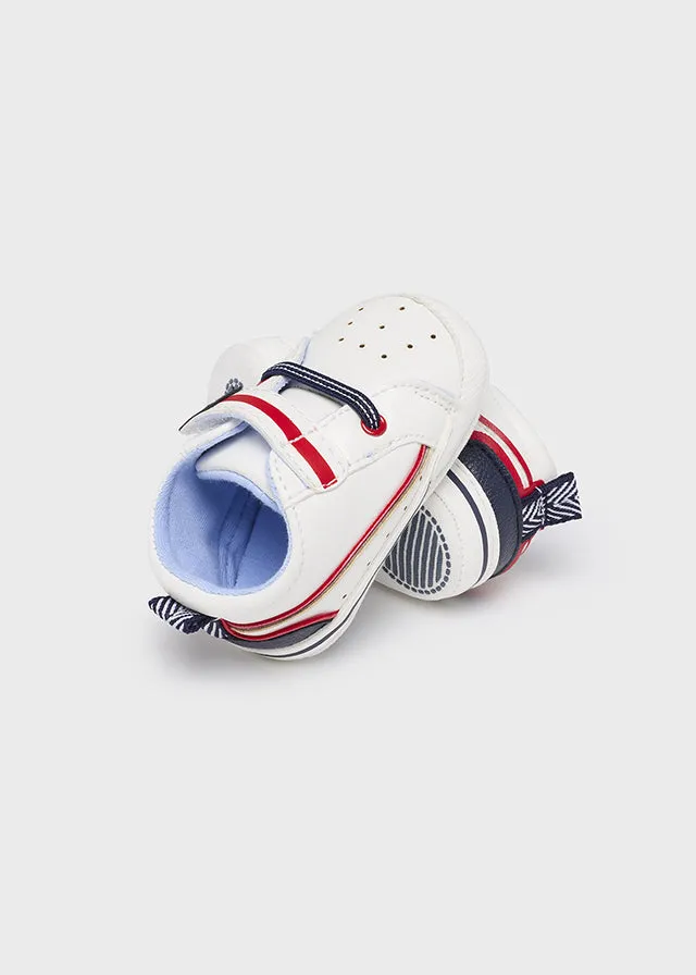 Newborn Boy Double Velcro Sneakers